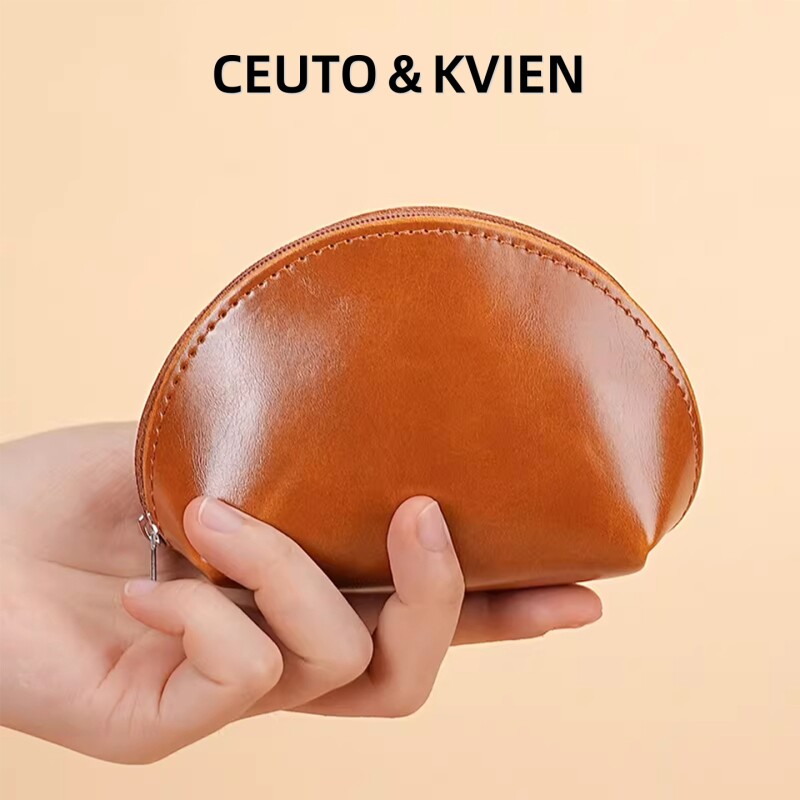 CEUTOKVIEN创意贝壳零钱女卡包钥匙包小包硬币包拉链迷你便