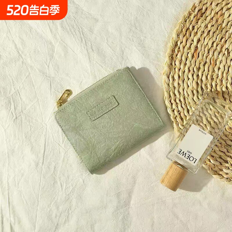 CEUTOKVIEN小钱包~ins钱包女短款学生折叠简约搭证件零