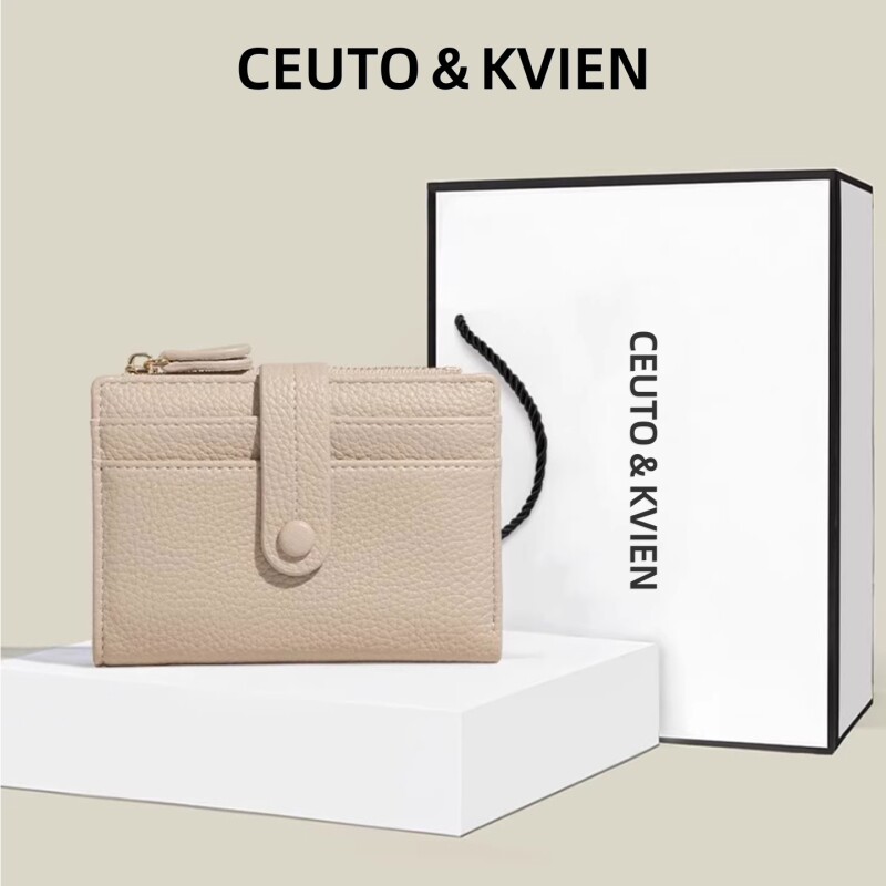 CEUTOKVIEN小众钱包一体精致轻薄ins卡包简约小巧多卡位
