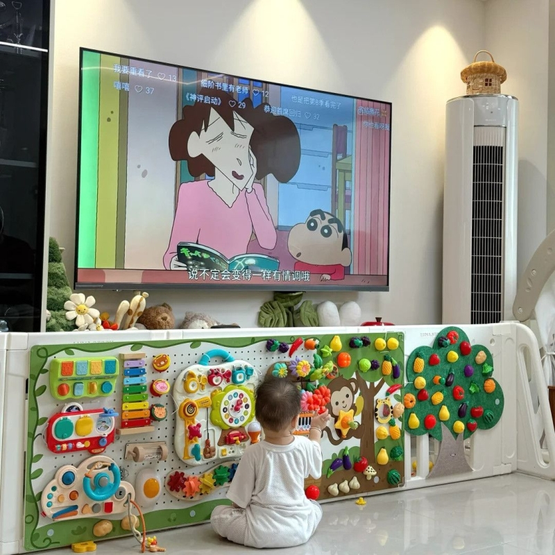 宝宝玩具忙碌板洞洞板一整套