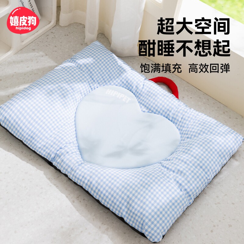 嬉皮狗狗垫子四季通用宠物狗窝垫子狗狗睡垫猫咪猫窝垫狗笼子铺垫图片
