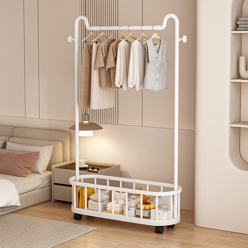 衣架卧室落地室内阳台晾衣架家用简易衣架宿舍挂衣服架子衣帽架