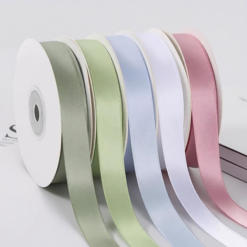 1.5cm品质加密双面涤纶带婚礼diy蝴蝶结礼品包装缎带织带辅料丝带