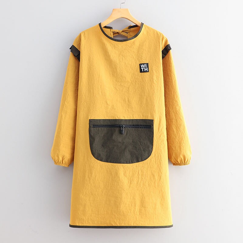 长袖围裙2025网红新款防水防油女家用厨房做饭罩衣餐饮专用工作服