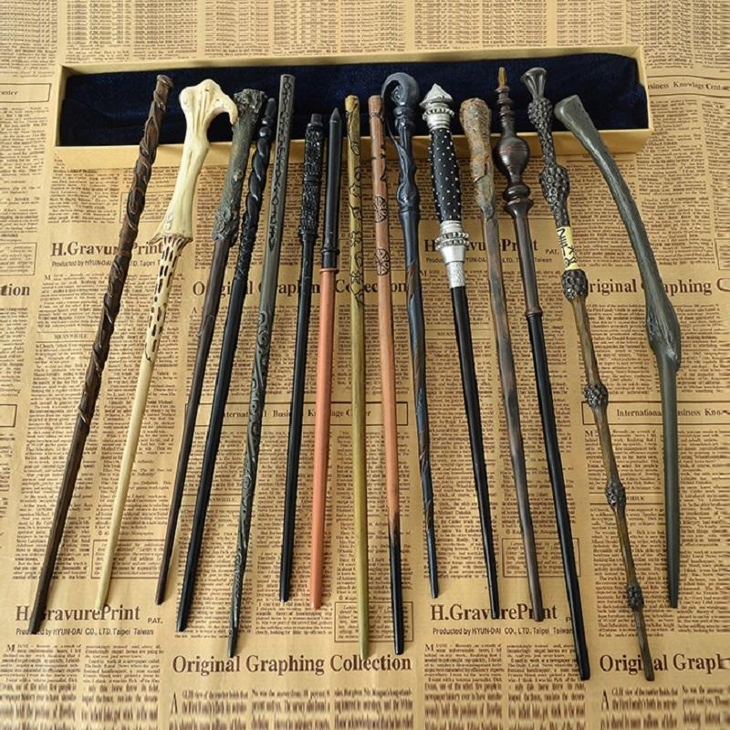 哈利波特魔杖正版周边环球影城互动魔法棒道具接骨木赫敏生日礼物