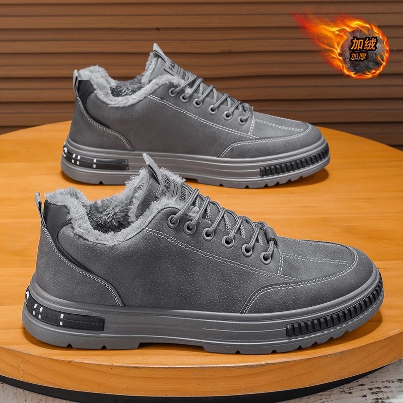 工装男鞋2025新款冬季工地干活上班工作防水防滑耐磨运动劳保潮鞋