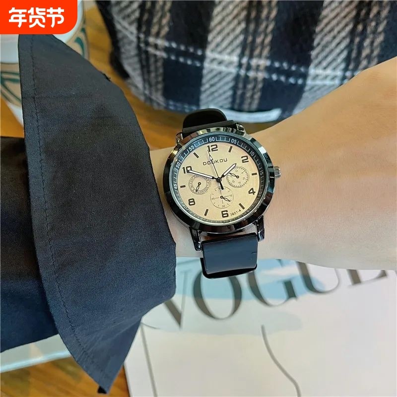 潮流ins个性时尚手表男少年炫酷帅气街头腕表男女情侣党简约石英