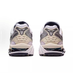 女款 K14 低帮跑步鞋 织物合成革耐磨减震 白黑银 复古舒适