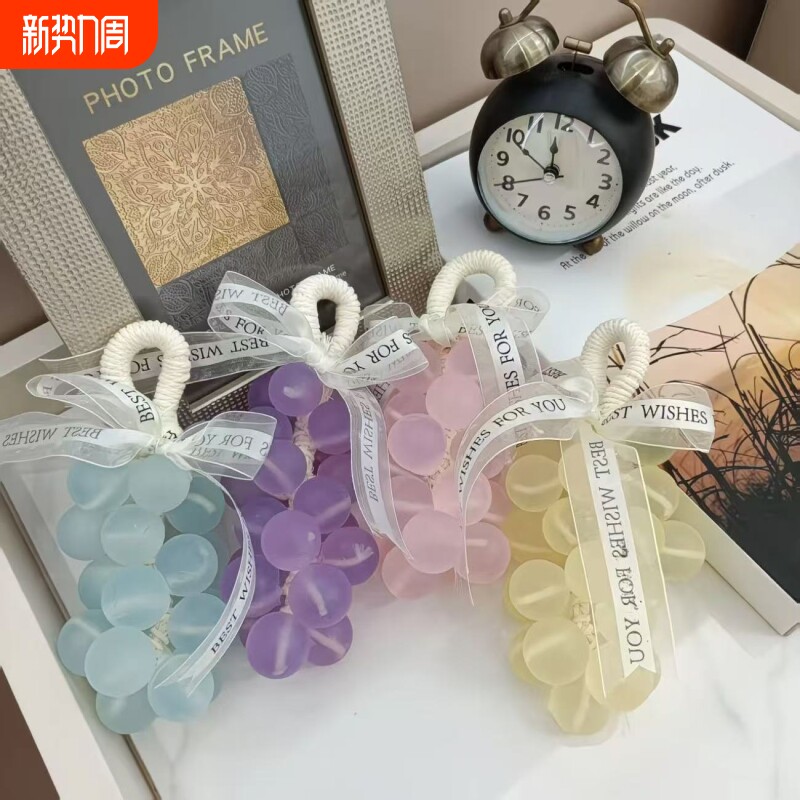 手工大串水晶葡萄香皂手工皂氛围感伴手礼送老师场景布置新年礼物