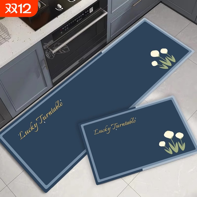 硅藻泥防滑厨房地垫|千人加购