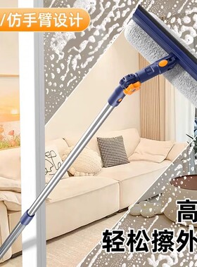 擦玻璃神器家用高层窗外专用可伸缩杆刮水器玻璃清洁工具擦窗窗户