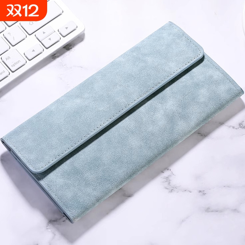 男士长款钱包2025新款薄款钱夹年轻人卡包一体男生皮夹轻薄证件