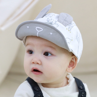 婴儿帽子春秋款男宝宝遮阳鸭舌帽