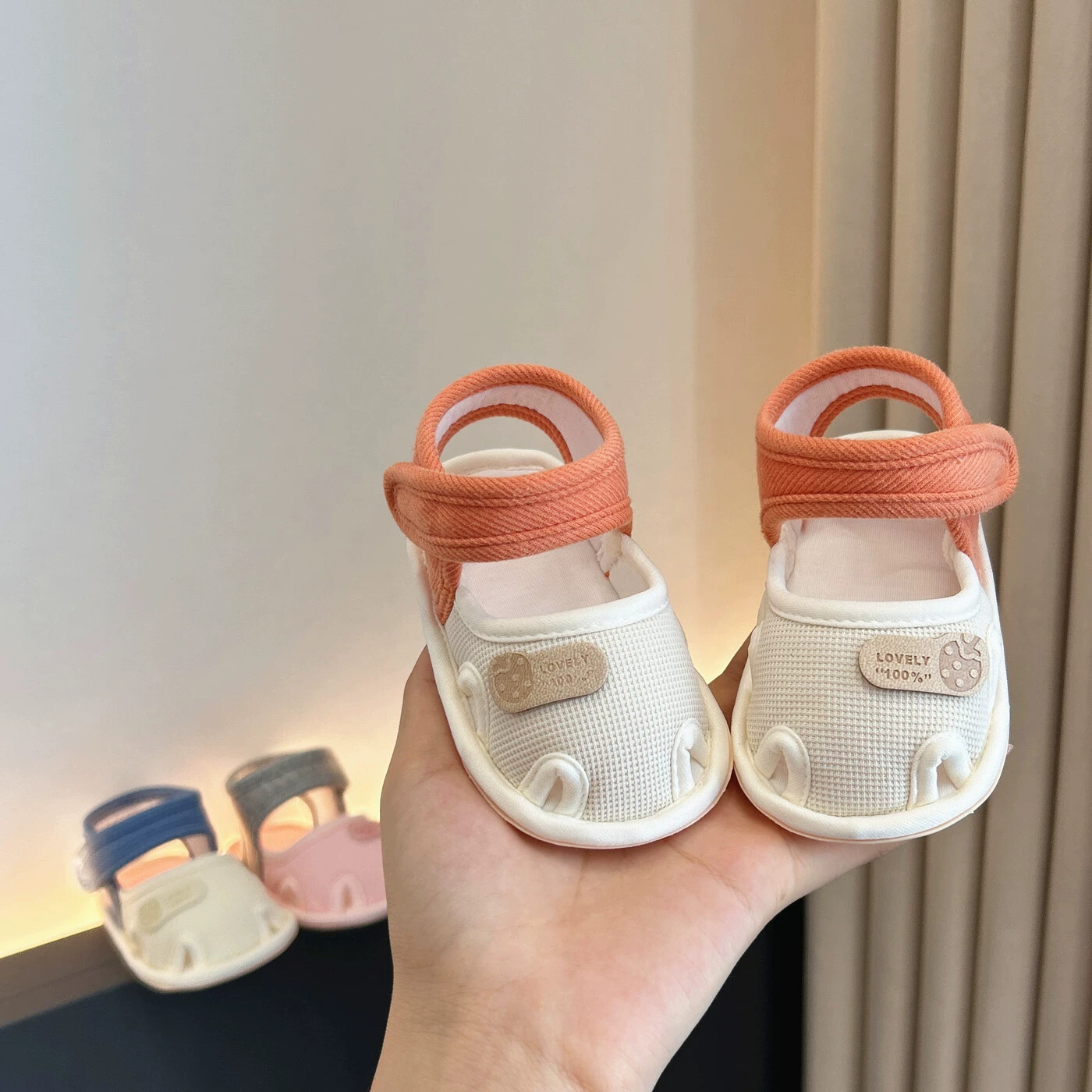 夏季婴儿鞋0-3-6个月男宝宝学步凉鞋休闲防滑软底1岁女婴幼儿透