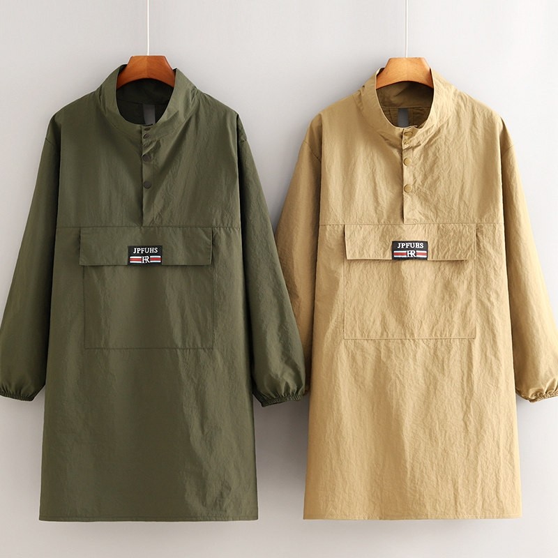 新款长袖防泼水罩衣耐磨围裙厨房家用上班围腰餐饮工作服男女防污,家庭/个人清洁工具,围裙,淘宝优惠券,粉丝福利购,淘宝优惠卷