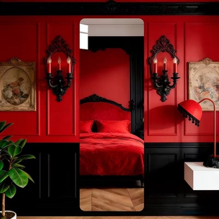 卧室自粘贴高清软镜子贴墙自粘全身穿衣镜免打孔亚克力防爆镜子