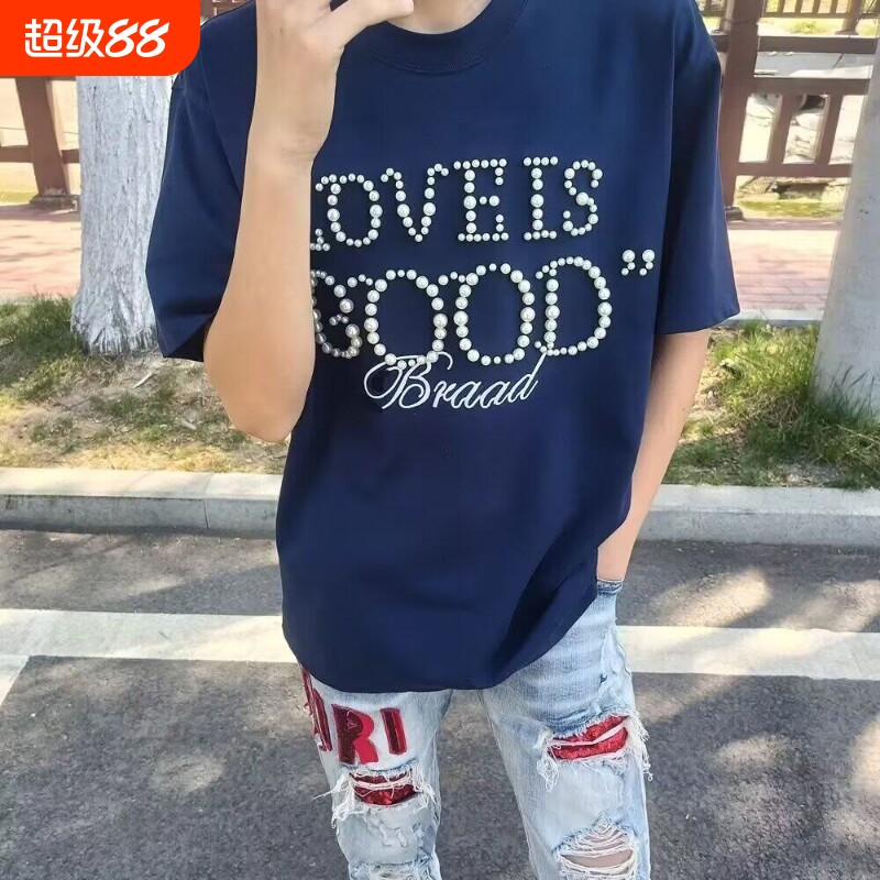 轻奢字母刺绣短袖|122人收藏图片