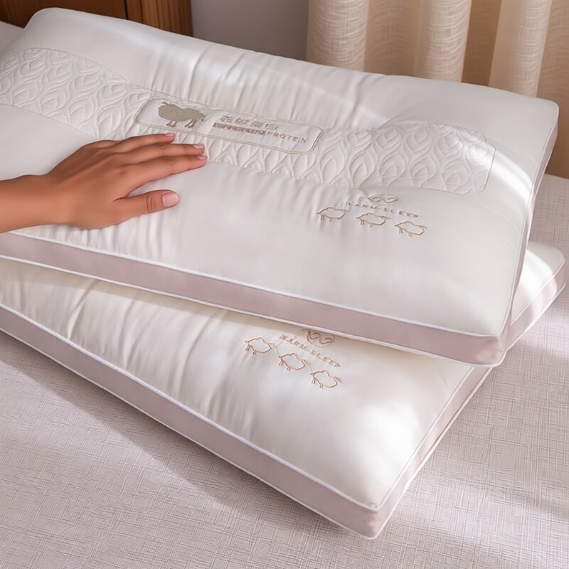 大豆软枕头夏季家用护颈椎助睡眠枕芯睡觉专用单人不塌陷羽丝绒