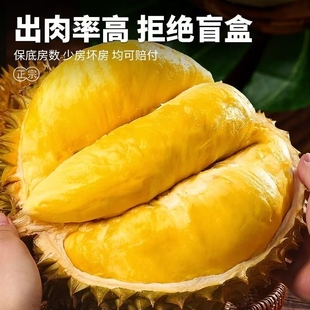 水果一级巴掌挑选 泰国进口金枕榴莲新鲜带壳鲜果应季