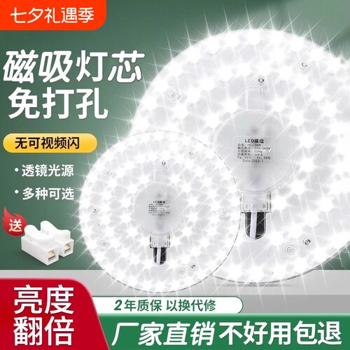 LED灯盘超亮三色光|超6000次加购