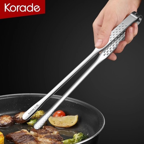 加厚烤肉夹子316不锈钢韩式烧烤专用小夹子食品夹厨房防烫牛排夹