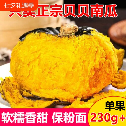 正宗沙地贝贝南瓜农家板栗南瓜粉面香甜新鲜当季婴儿辅食粉糯甜