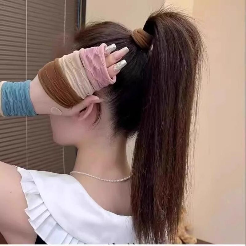 2025新款高端高马尾发绳女生扎头发皮筋女高弹力面膜发圈
