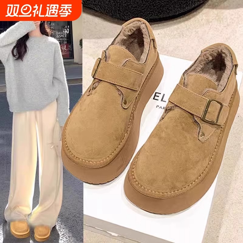 厚底保暖豆豆鞋女|超2000人收藏