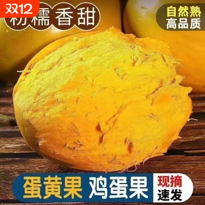 高端蛋黄果5斤海南热带新鲜水果鸡蛋果稀有罕见整箱包邮