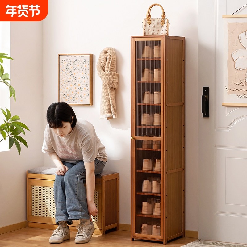 鞋架子多层家用门口入户极小窄型鞋柜出租房简易室内好看置物宿舍