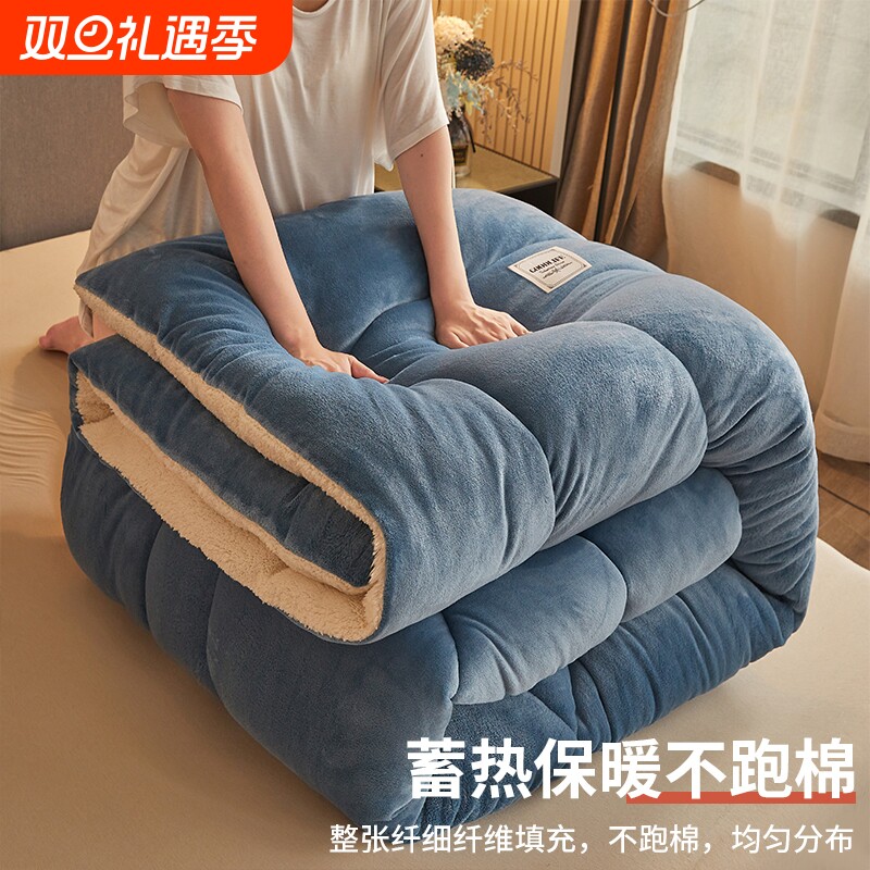 2025新羊羔绒被子冬被棉被被芯加厚保暖冬天宿舍单人学生冬季被褥
