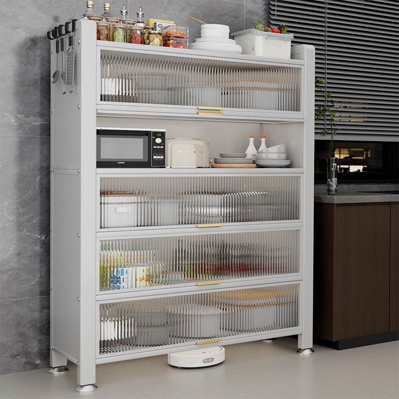 厨房多层微波炉置物架收纳柜