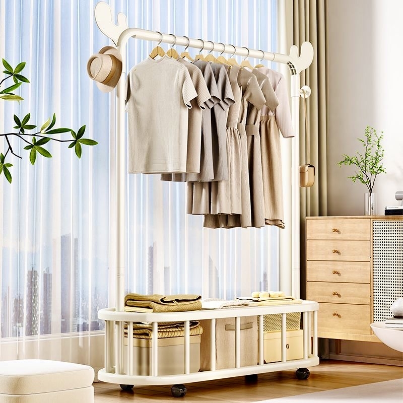 落地衣帽架可移动简约加深网框