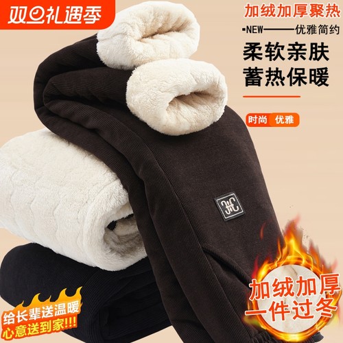 中老年妈妈秋冬棉裤奶奶裤子保暖