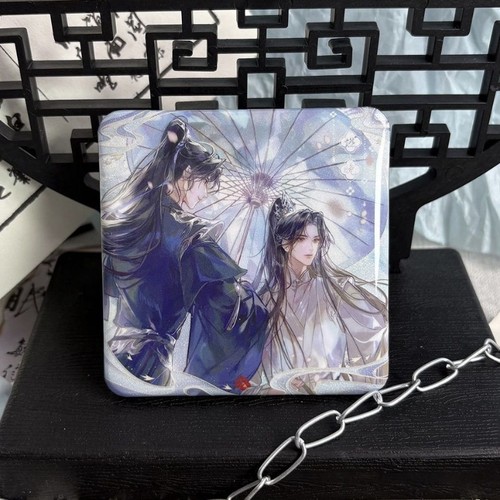 二哈和他的白猫师尊周边一伞尘缘墨燃方形双闪谷子吧唧徽章