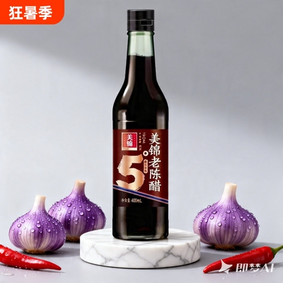 美锦5度400ml家用食醋厨房瓶装山西清徐陈醋