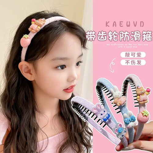 儿童卡通朱迪杰克发箍女童可爱防滑带齿头箍宝宝不勒头发卡发饰