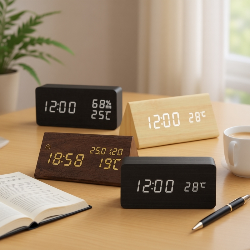 静音LED闹钟插电款|超1000次加购