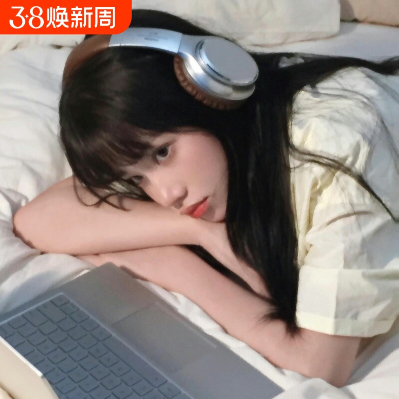 美式复古头戴式蓝牙耳机降噪无线有线游戏耳麦隔音大电量拍照道具