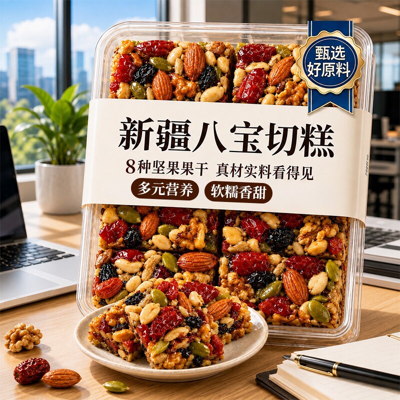 坚果八宝手工切糕特产无糖精正宗官方旗舰店新疆零食休闲食品小吃