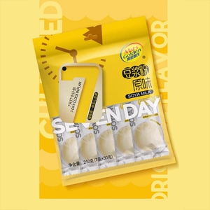 8.5！七天打卡豆浆粉210g*2袋