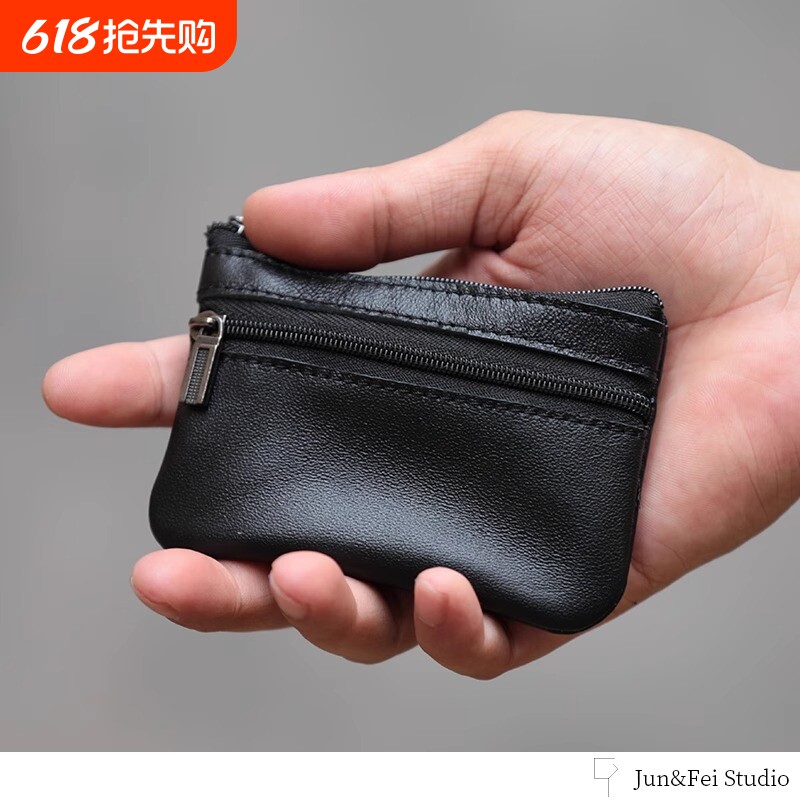 迷你零钱包便携超软小钱包复古硬币包男女通用软皮钱包钥匙包证件