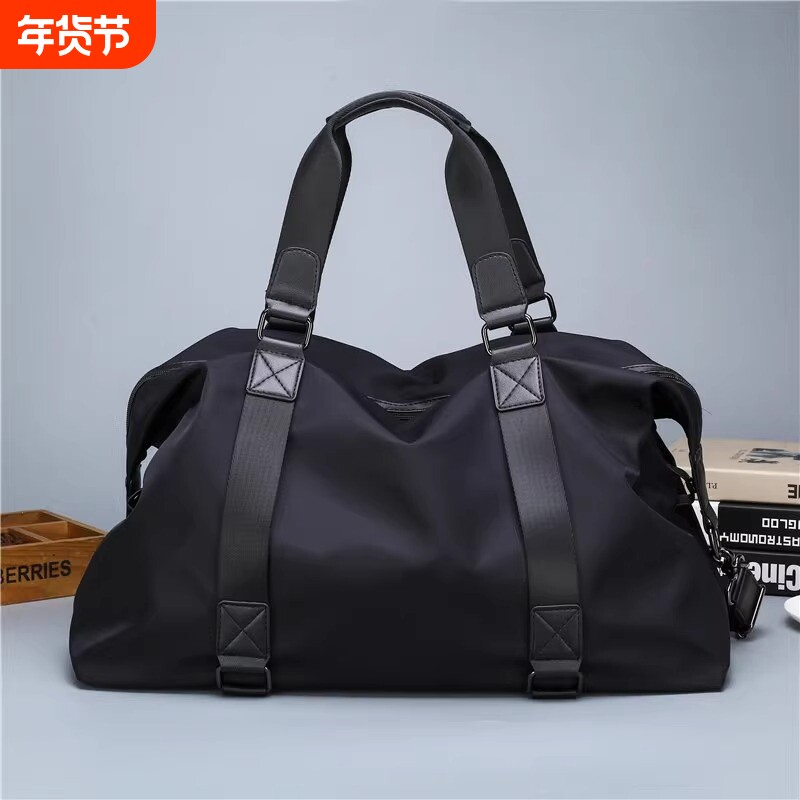 新款男士手提包干湿分离出差行李包大容量旅行包健身包斜挎单肩包
