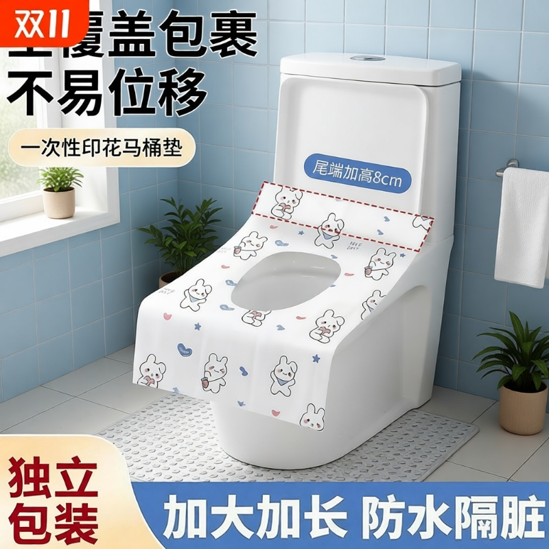 独立包装一次性马桶垫防水隔脏污