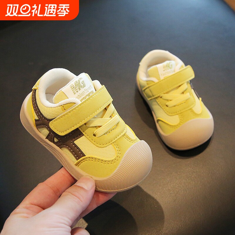 2025婴幼儿秋款软底透气学步鞋一周岁女宝宝防滑运动鞋男小童单鞋