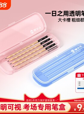 猫太子新款一日之用透明铅笔盒