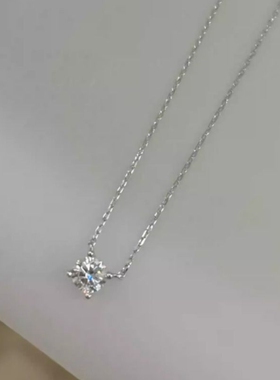 wengen可可许我耀眼许妍赵露思同款925纯银项链锁骨链女锆石克拉