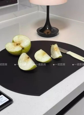 一诺厨房PTU圆形菜板抗菌防霉家用切菜板案板水果砧板水果案板