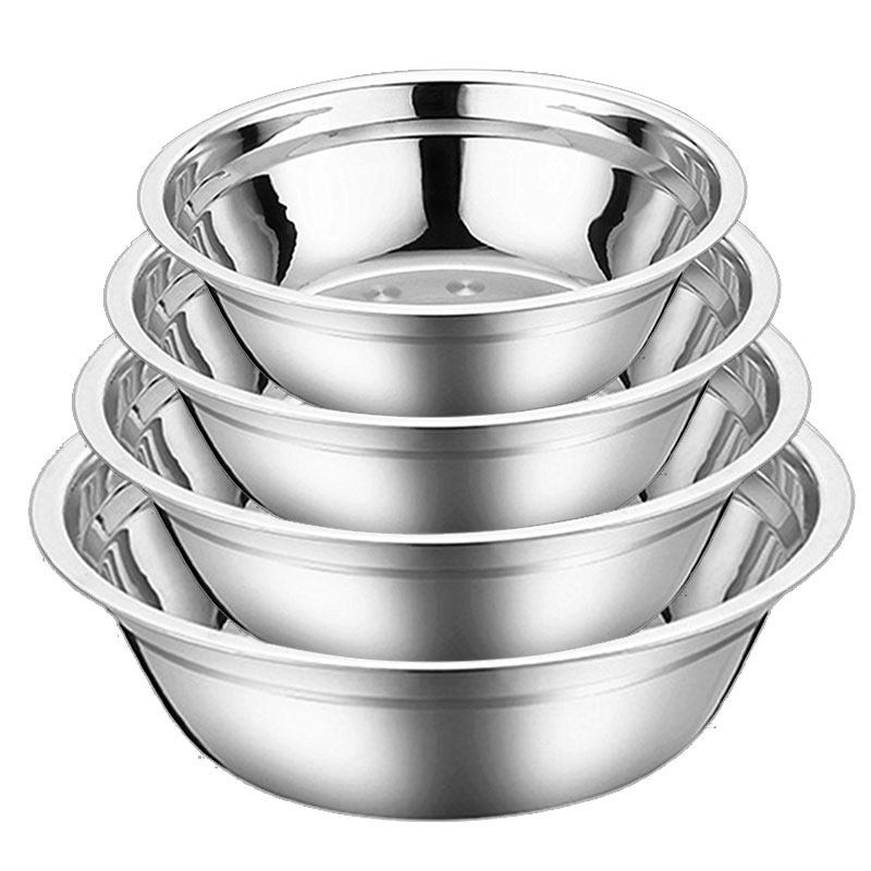 【四件套料盆】家用不锈钢调料盆碗盆饭缸调料缸加厚电磁炉可加热,餐饮具,盆,淘宝优惠券,粉丝福利购,淘宝优惠卷
