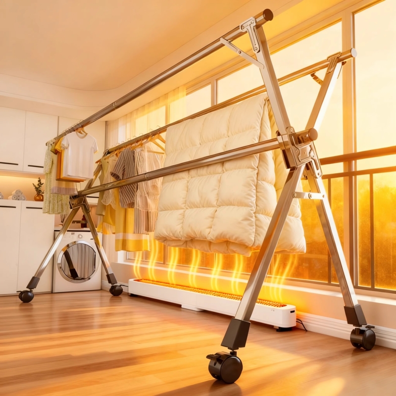 【晒被子神器】折叠晾衣架